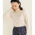 ニット セーター もちもちラメ あぜフリルリブタートル レディース