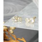 ピアス 「itam」アイタム / NATURAL STONE 天然石×天然石 ブラスピアス レディース