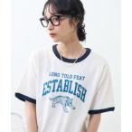 ショッピングＴシャツ tシャツ Tシャツ レディース TORA リンガーTシャツ