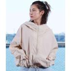  Rush Guard LAETITIA/ rely ta вода суша обе для одноцветный полный Zip Parker Rush Guard 446001 женский 