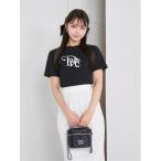 ショッピング綿 tシャツ Tシャツ レディース モノグラムTシャツ