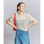 tシャツ Tシャツ ポリエステルチュール ショートスリーブ Tシャツ レディース