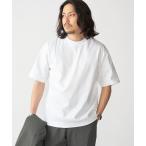 tシャツ SHIPS_ ハイゲージ クルーネック ポンチ Tシャツ メンズ