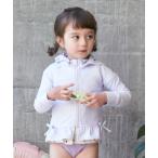 ラッシュガード 「SWIM」フリルラッシュガード キッズ 子供 女の子