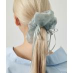 シュシュ リボン ハング シアー ビッグ シュシュ