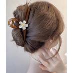 ヘアクリップ 花 ヘアクリップ 大きめ バンスクリップ