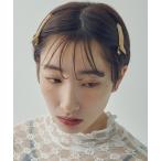 ヘアクリップ メタル グレイン サッシュ ヘアー クリップ