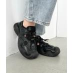 サンダル ドロストボリュームソール厚底スニーカーサンダル/スポーツサンダル レディース