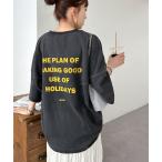 tシャツ 「WEB限定」フロスト加工裏使いフットボールTシャツ レディース メンズ