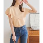 ブラウス シャツ スカラップカラーブラウス レディース