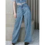 ジーンズ デニム デニムパンツ レースアップデニムパンツ（セットアップ可能） レディース