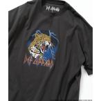 tシャツ Tシャツ メンズ 限定展開 Def Leppard/デフ レパード 別注 ビッグシルエット フロントプリントTシャツ