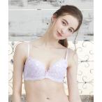 ブラジャー ショーツセット 「楽して美胸ブラ」あえてゆったりの脇高仕様の締め付けないソフトワイヤーブラ＆ショーツ