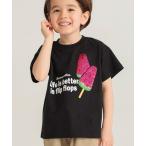 tシャツ 「接触冷感/アイスT」スパンコール半袖Tシャツ キッズ 子供服 男の子 女の子