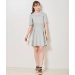 ワンピース ラメミニニットワンピース