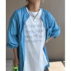 tシャツ HandwritingカラーロゴTee レディース