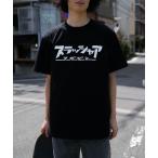 tシャツ Tシャツ メンズ スラッシャア S/S T-SHIRTS/スラッシャー5.6オンススタンダードフィットカタカナロゴプリント半袖Tシャツ