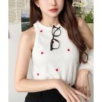  майка безрукавка T/C cut tereko ребра Heart вышивка a женский li майка женский 