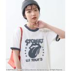 tシャツ Tシャツ レディース The Rolling Stones リンガーTシャツ/ザ ローリングストーンズ リンガーTシャツ/バンドTシャツ