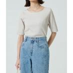 ニット セーター ミクスチャークルーニット レディース