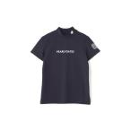 tシャツ Tシャツ レディース ストレッチドビー 半袖ハイネックカットソー