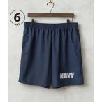 パンツ 実物 新品 デッドストック 米軍 U.S.NAVY フィジカル トレーニングショーツ made by SOFFE 6インチ メンズ レディース