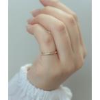 ショッピング指輪 指輪 リング 金属アレルギー/half eternity pinky ring/サージカルステンレス レディース