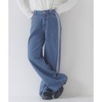 ジーンズ デニム デニムパンツ サイドラインデニムパンツ / 124570 レディース
