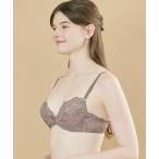 ブラジャー リボンブラレース　胸もとフィットながもち〜動いても、キレイはつづく〜 3/4カップブラジャー