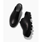 サンダル PADRONE パドローネ / CROG SANDALS with Chunky Sole / チャンキーソールレザークロッグサンダル /