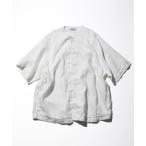 シャツ ブラウス メンズ CAHLUMN/カウラム Linen Baseball Shirt/リネン ベースボールシャツ