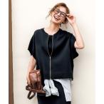 ニット セーター 「接触冷感/UVカット」スゴ機能美ニット スリーブレスブルゾン レディース