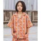 ブラウス シャツ 「PAIRMANON STREET」「接触冷感」アソート 無地 総柄 半袖 シャツ キッズ 子供服 男の子 女の子