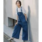 サロペット オーバーオール 9.5ozスラブコットンデニムサロペット レディース
