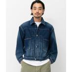 コート ジャケット 13.5オンスデニムトラッカージャケット メンズ