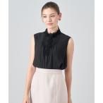 ショッピングフラワー ブラウス シャツ ジョーゼットフラワーノースリブラウス レディース