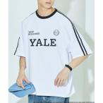 tシャツ Tシャツ メンズ 限定展開 Yale University×FREAK'S STORE/イェール大学 別注 ビッグシルエット ゲームシャツ