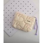 ポーチ 「float」うさぎ ラビット エンボス マルチポーチ(タッセル付き) レディース