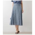 スカート Wギンガムチェック マーメイドスカート