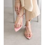 サンダル 「3色展開」ストラップフラットサンダル レディース