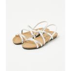 サンダル ●PLAKTON クロスラインサンダル レディース