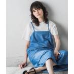 ワンピース スマッシュリネンデニムワンピース「洗濯機で洗える」