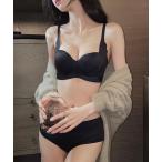 ショッピングシームレス ショーツ ブラジャー ショーツセット サイド スカラップ 1/2 シームレス ブラ＆ショーツ