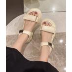 サンダル クラウド ソール 厚底 ストラップ サンダル レディース