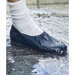 長靴 レインブーツ リブ　イン　コンフォート　はまじとコラボ　雨の日も履ける！防水フラットシューティ「ブラック」 レディース