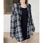 ブラウス シャツ 新色追加!/チェック柄シアーシャツ レディース