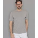 tシャツ ウールプレーティングドレスTシャツ メンズ