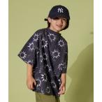 tシャツ 「PAIRMANON STREET」半袖 ヴィンテージ風 総柄 Tシャツ キッズ 子供服 男の子 女の子