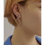 イヤリング ボウ クロス イヤリング レディース