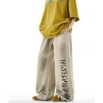 スウェットパンツ ジャージ Loose Wash Distressed Sweat Pants メンズ レディース